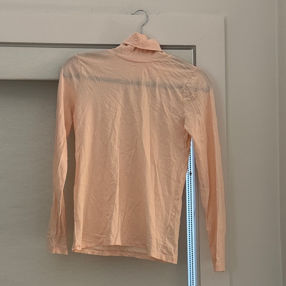 J. Crew Peach Long Sleeve Top